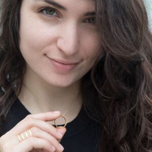 Kam Ring Gold Necklace