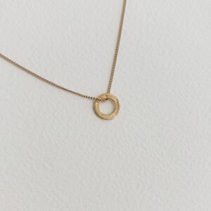 One Soul Circle Pendant Gold