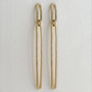 Rock & Soul Double Long Earrings Gold