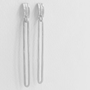Rock and Soul Sophie Long Earrings Silver