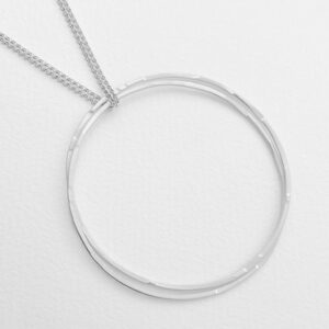 Twin XXL Necklace Silver