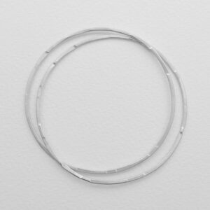 Twin XXL Necklace Silver