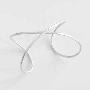 A Kind of Magic Cross Infinite Bangle Silver