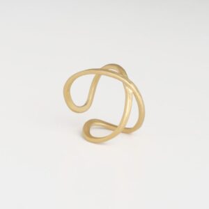 A Kind of Magic Cross Infinite Ring Gold