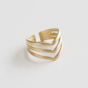 A kind of magic wonderwoman triple ring gold