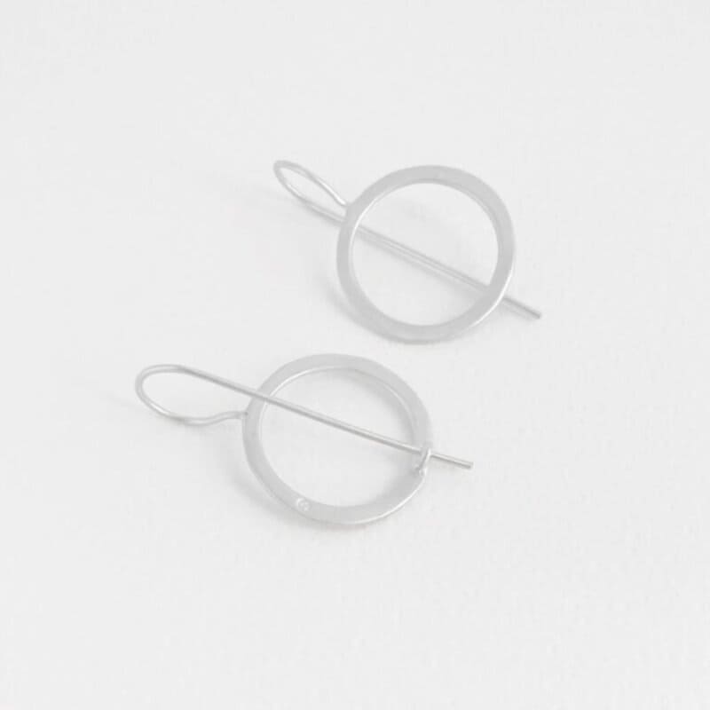 Aretes-Hippies-Circle-Earrings-Silver Aretes Hippies Circle Earrings Silver