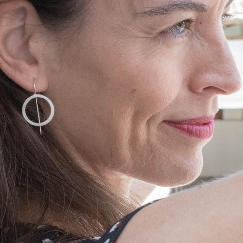 Aretes-Hippies-Circle-Earrings-Silver-Lady Aretes Hippies Circle Earrings Silver Lady