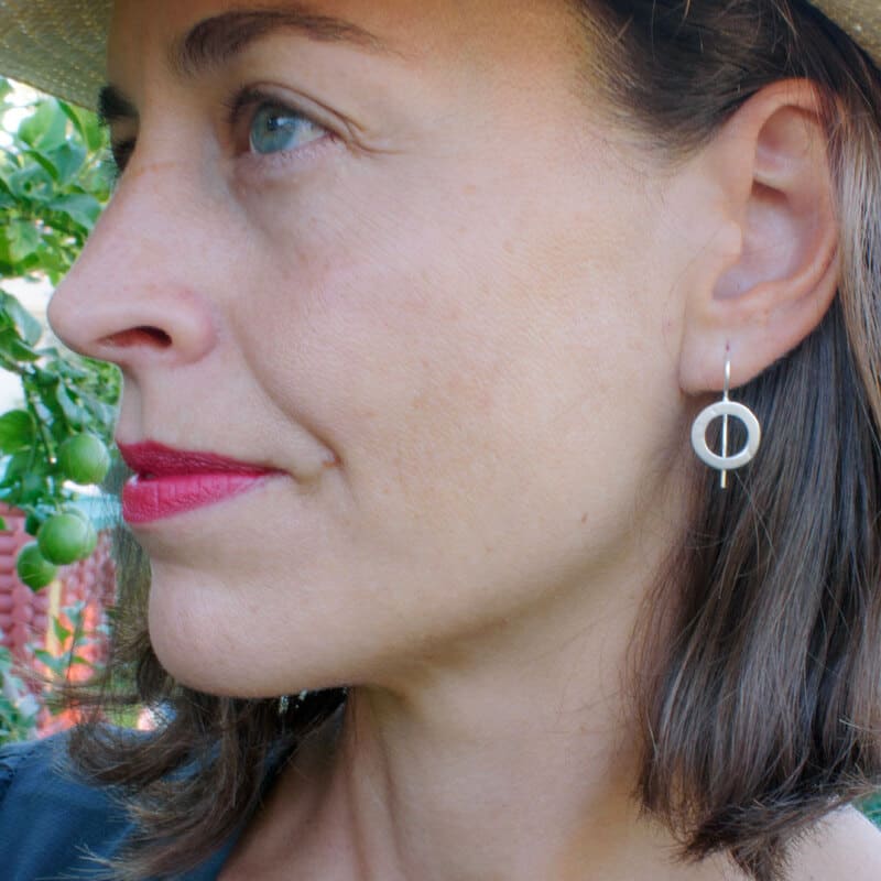 Aretes-Hippies-S-Circle-Earrings-Silver-Lady Aretes Hippies S Circle Earrings Silver Lady