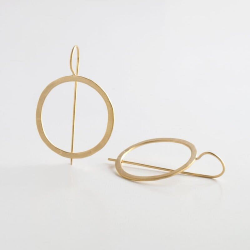 Aretes-Hippies-XL-Circle-Earrings-Gold Aretes Hippies XL Circle Earrings Gold