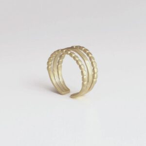 Camu Triple Ring Gold