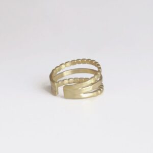 Camu Triple Ring Silver lady