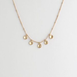 Five Tinny Pendant Gold