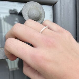 Flat Misha Ring silver Lady