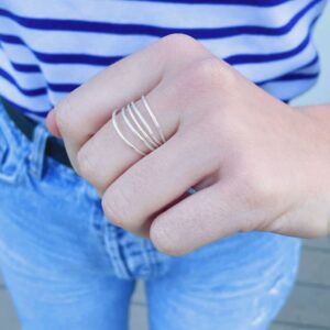 Gala Five Ring Silver lady