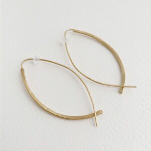 Gala L Hoop Earrings gold