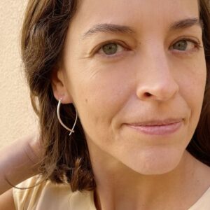 Gala M Hoop earrings silver lady