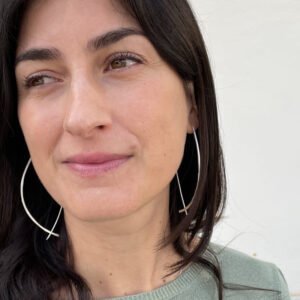 Gala XL Hoop Earrings Silver