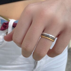 Half Flat Ring Gold lady