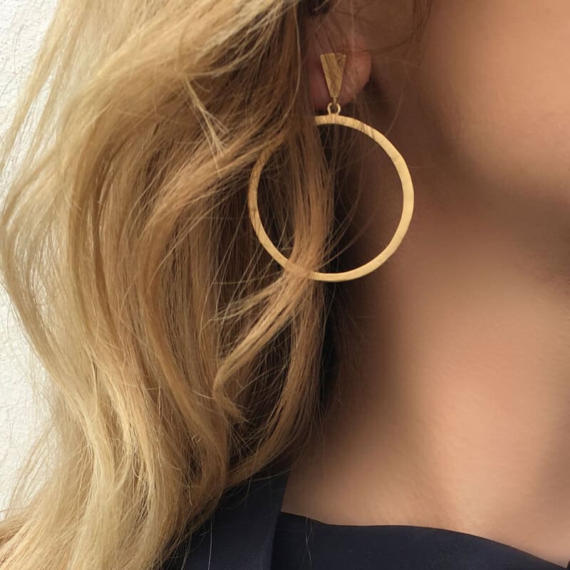 Hoop-XL-Circle-Earrings-Gold-Lady Hoop XL Circle Earrings Gold Lady