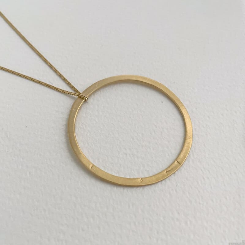 Circle-XL-Necklace-Gold Circle XL Necklace Gold