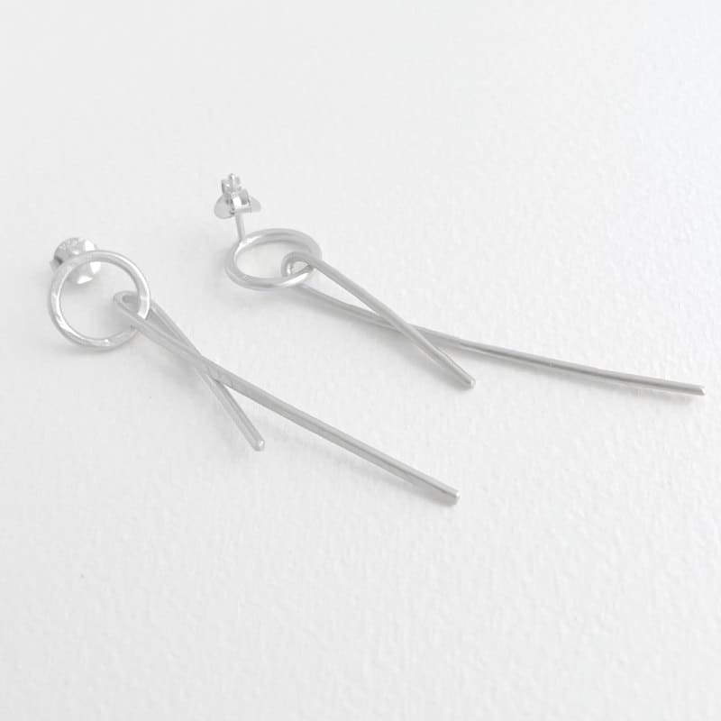 Insieme-Long-earrings-Silver Insieme Long earrings Silver