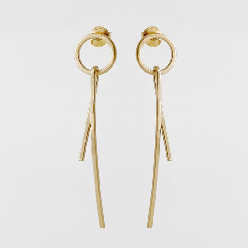 Insieme-Long-earrings-gold Insieme Long earrings gold