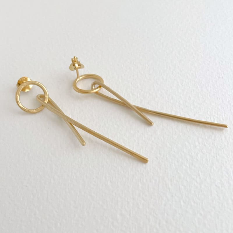 Insieme-Long-earrings-gold Insieme Long earrings gold