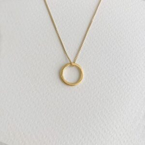 Insieme Circle pendant gold