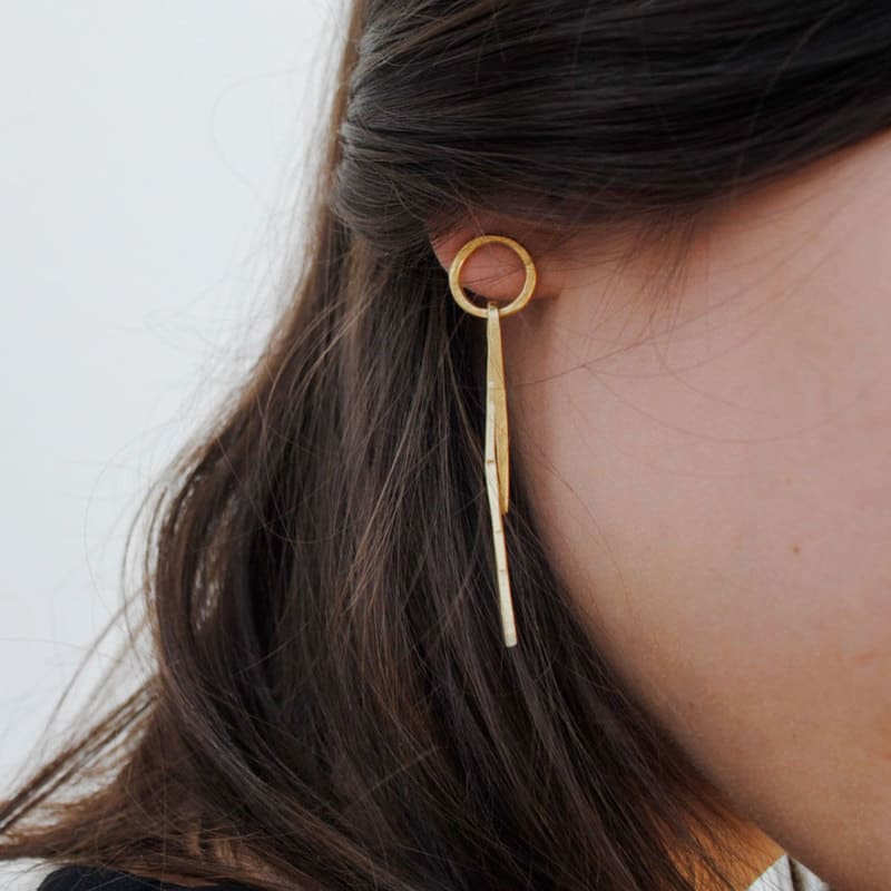 Insieme-long-earrings-gold Insieme long earrings gold