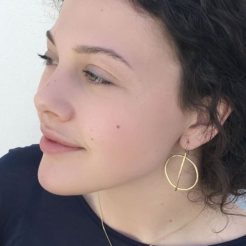 Kam-Around-m-Earrings-gold-lady Kam Around m Earrings gold lady