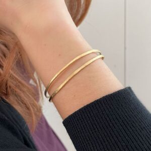 Kam Double bangle gold lady