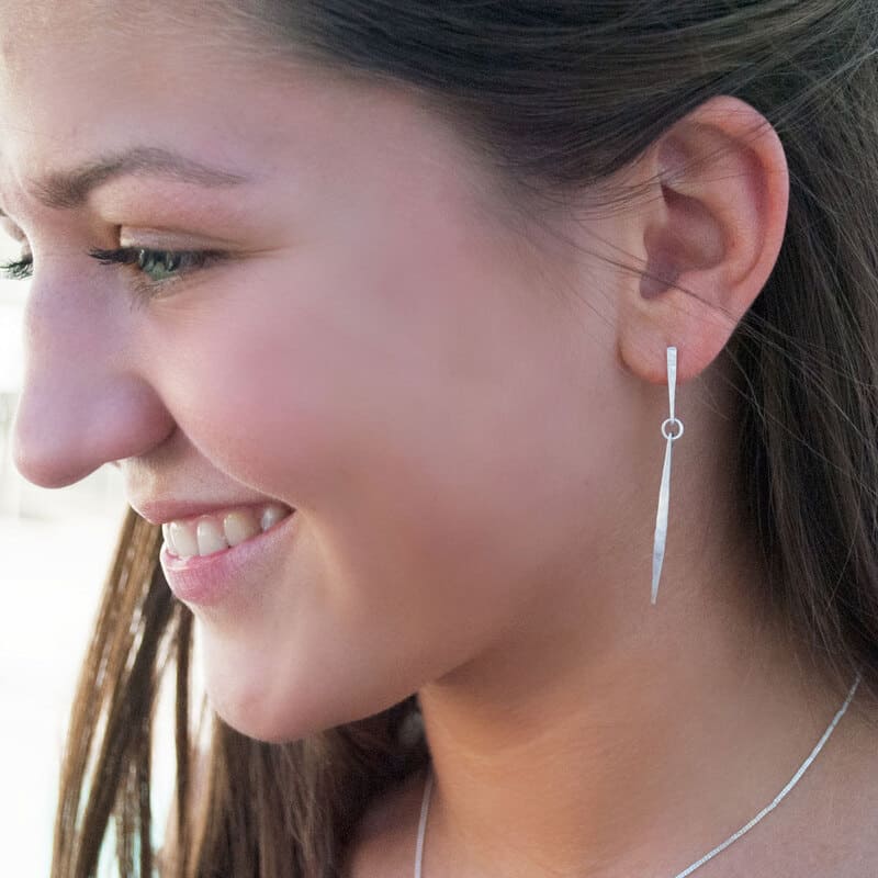 Kam-M-two-parts-earrings-silver-lady Kam M two parts earrings silver lady