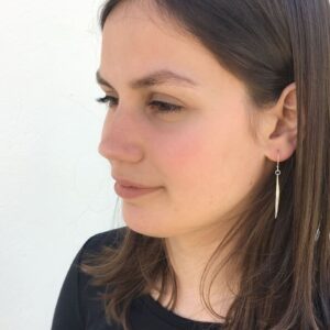 Kam Pendant earrings silver lady