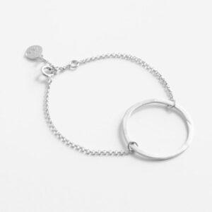 La Cala L Circle Bracelet Silver