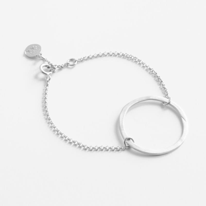 La-Cala-L-Circle-Bracelet-Silver La Cala L Circle Bracelet Silver