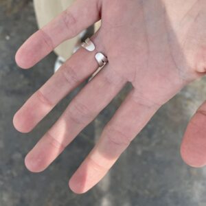 La Cala Oval Ring Silver Lady