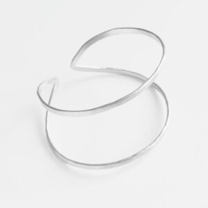 Maria Bangle Bracelet Silver