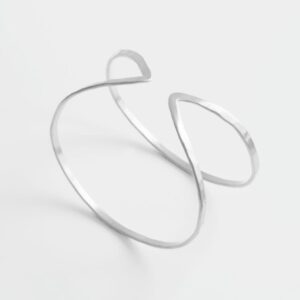 Maria Bangle Bracelet Silver