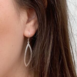 Maria L Hippies Earrings Silver Lady