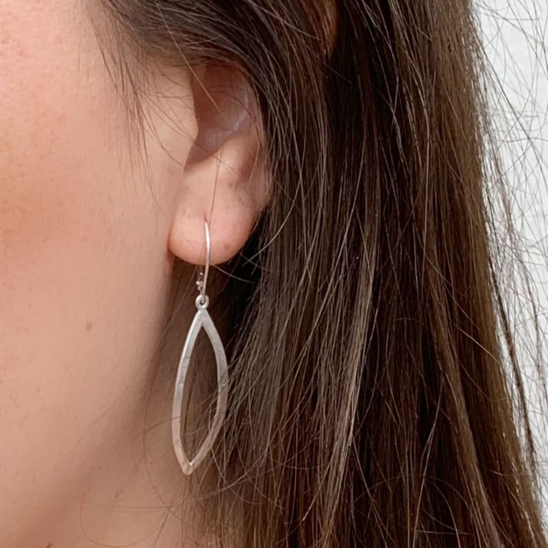 Maria-L-Hippies-Earrings-Silver-Lady Maria L Hippies Earrings Silver Lady