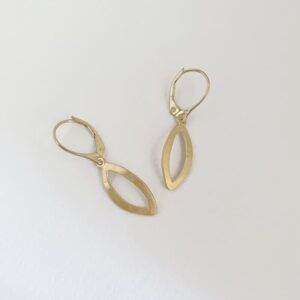 Maria M Hippies Earrings Gold