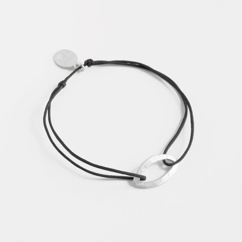 Maria-M-Nylon-Bracelet-Silver Maria M Nylon Bracelet Silver