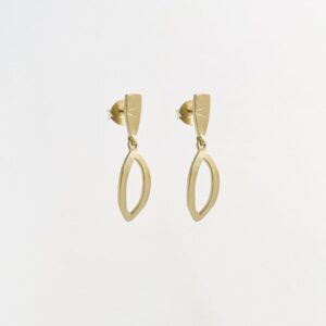 Maria M Pendant Earrings gold