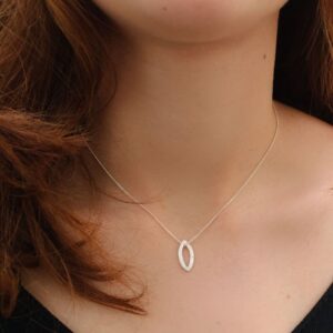 Maria Pendant Silver Lady