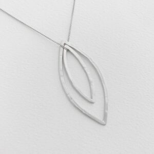 Maria double pendant silver