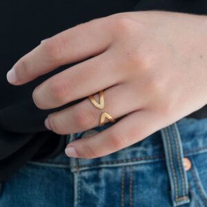 Maria ope -Ring Gold Lady