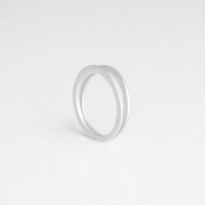 Mir Double Ring Silver