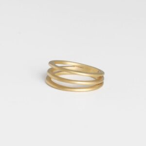 Mir Triple Ring Gold