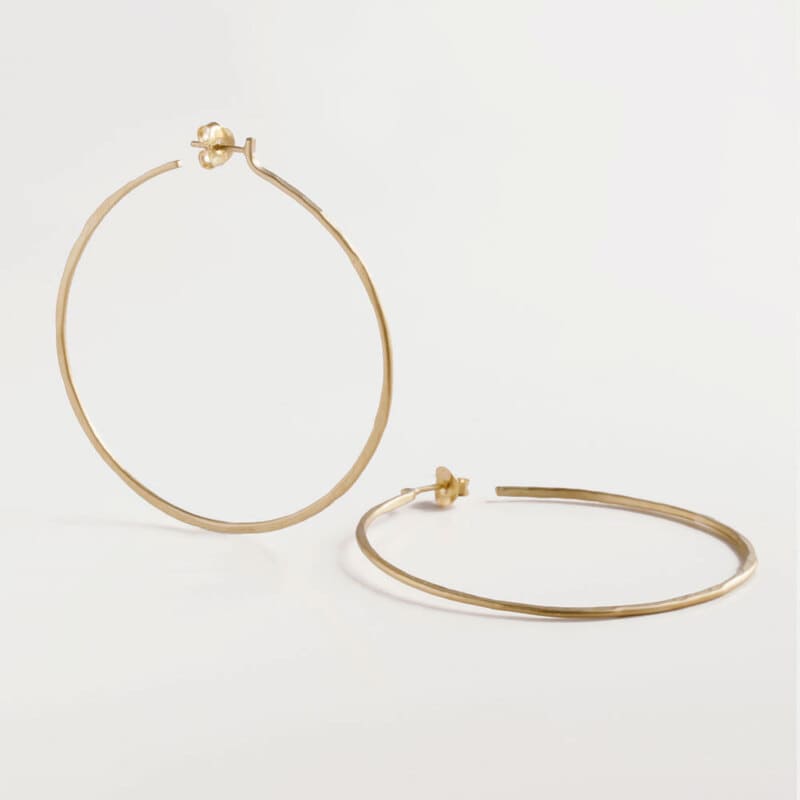 Mir-XL-Hoop-Earrings-Gold Mir XL Hoop Earrings Gold