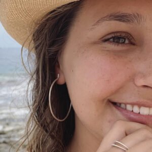 Mir XL Hoop Earrings Silver Lady